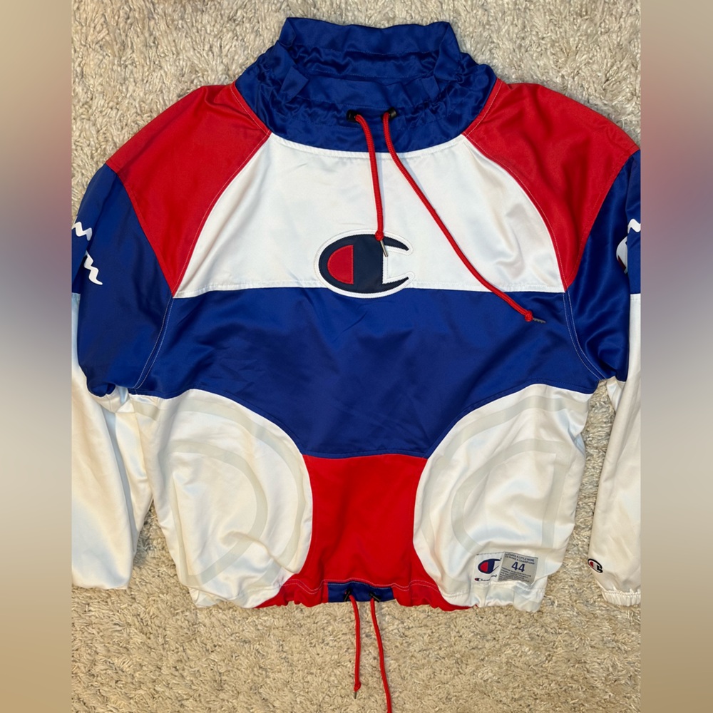 Champion Red White and Blue Pullover